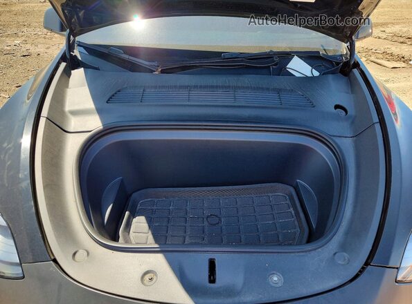 7SAYGDEF4NF567973 2022 TESLA MODEL Black უკანა სალონის ხედი