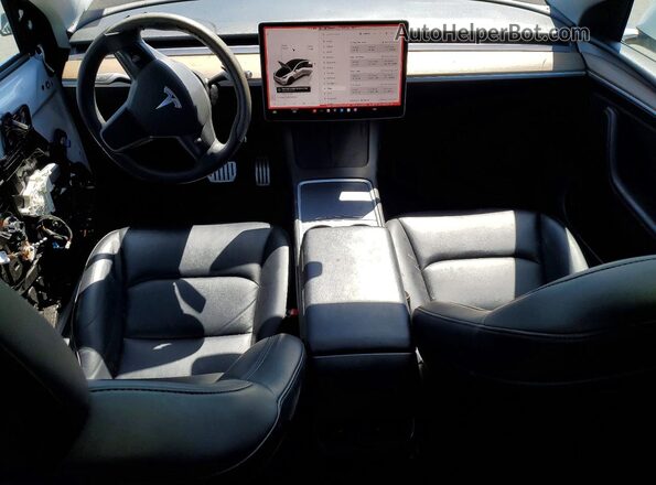 7SAYGDEF4PF593749 2023 TESLA MODEL White Vista del salpicadero