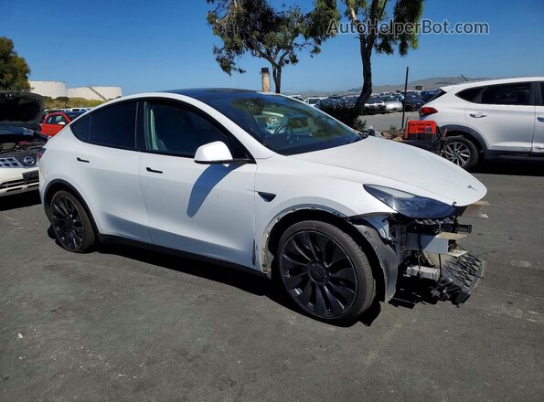 7SAYGDEF4PF593749 2023 TESLA MODEL White Delantero derecho