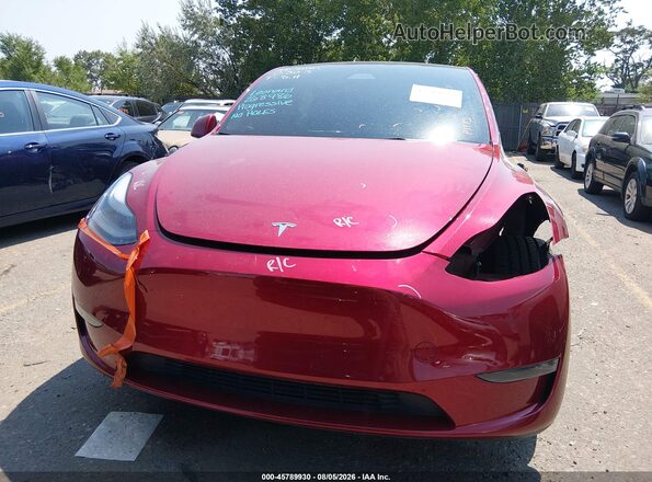 7SAYGDEF4RA268986 2024 TESLA MODEL Y Red Սալոնի հետևի տեսք