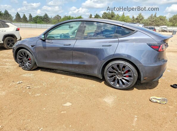 7SAYGDEF5NF308148 2022 TESLA MODEL Gray Tył lewy
