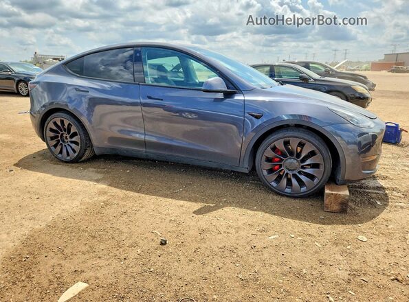 7SAYGDEF5NF308148 2022 TESLA MODEL Gray Przód prawy