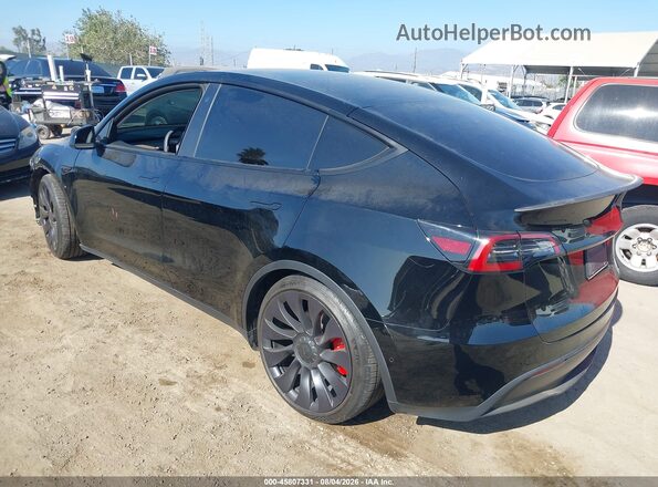 7SAYGDEF5NF328061 2022 TESLA MODEL Y Black Հետևի ձախ