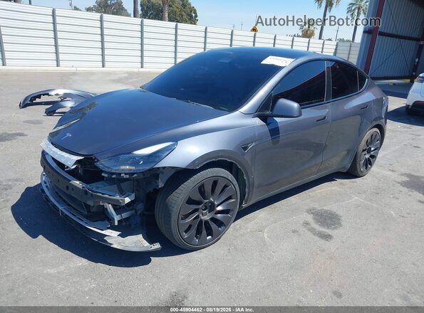 7SAYGDEF5PF738412 2023 TESLA MODEL Y Серый Передняя левая четверть
