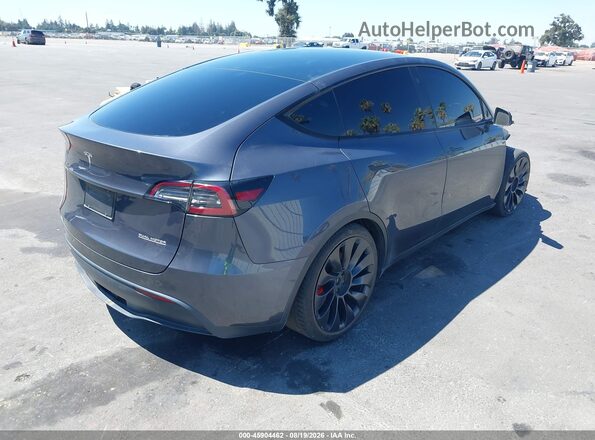 7SAYGDEF5PF738412 2023 TESLA MODEL Y Серый Задняя правая четверть