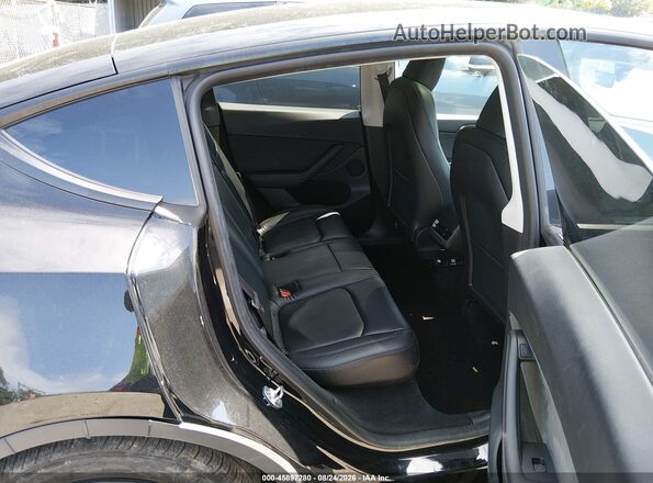 7SAYGDEF5PF915587 2023 TESLA MODEL Y Black Вид наклейки з VIN-кодом