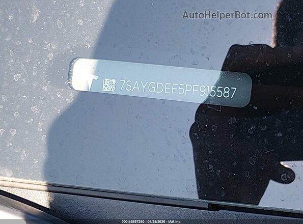 7SAYGDEF5PF915587 2023 TESLA MODEL Y Black 