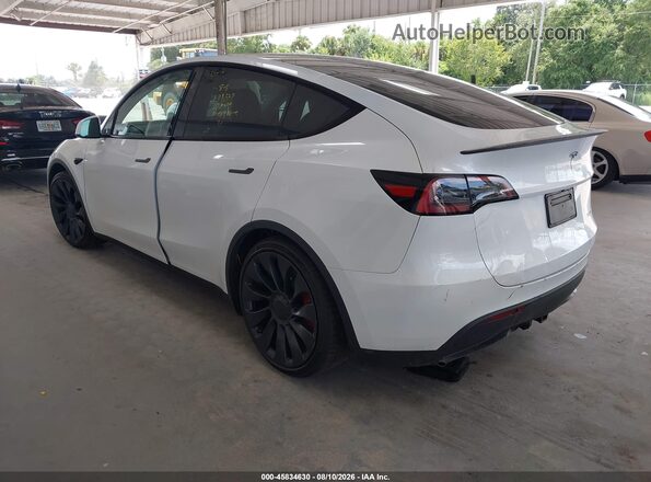 7SAYGDEF5RA266096 2024 TESLA MODEL Y Белый Задняя левая четверть