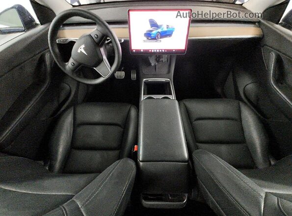 7SAYGDEF6NF389239 2022 TESLA MODEL Blue წინა პანელის ხედი