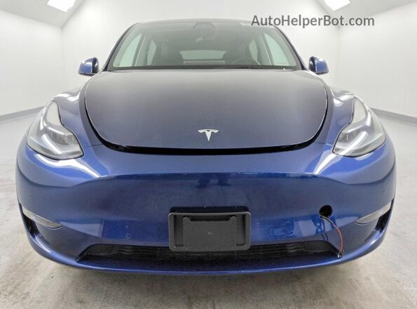 7SAYGDEF6NF389239 2022 TESLA MODEL Blue წინა ხედი