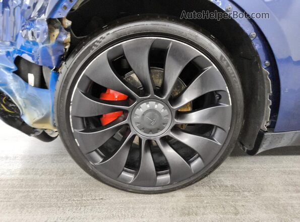 7SAYGDEF6NF389239 2022 TESLA MODEL Blue 