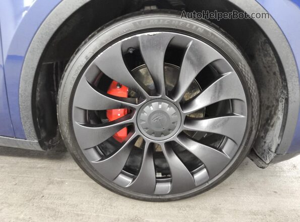 7SAYGDEF6NF389239 2022 TESLA MODEL Blue 
