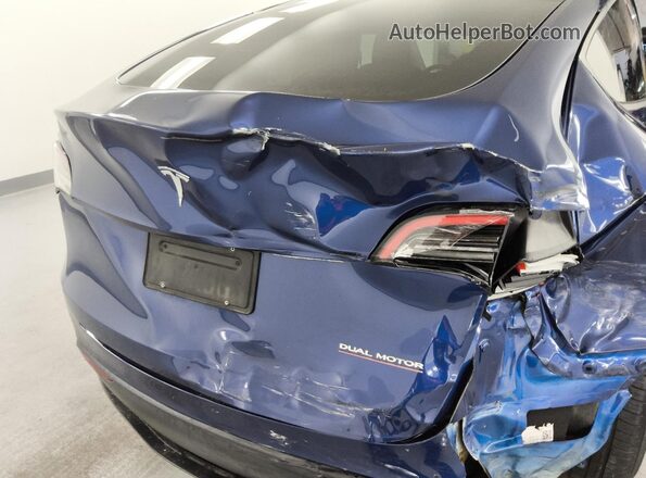 7SAYGDEF6NF389239 2022 TESLA MODEL Blue 