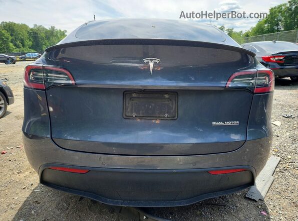 7SAYGDEF6NF451884 2022 TESLA MODEL Gray Rear view