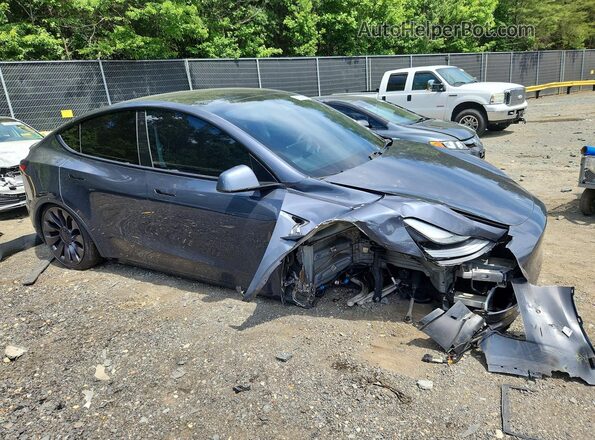 7SAYGDEF6NF451884 2022 TESLA MODEL Gray Front right