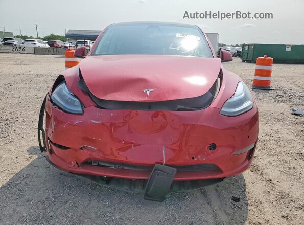 7SAYGDEF6NF545957 2022 TESLA MODEL Красный Вид спереди