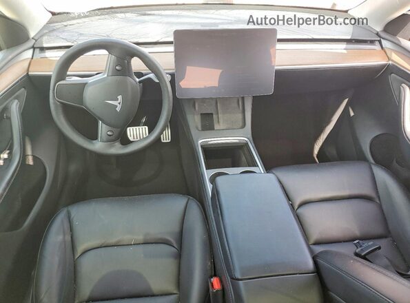 7SAYGDEF6PF585930 2023 TESLA MODEL Burgundy Вид панелі приладів