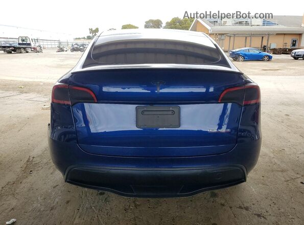 7SAYGDEF6PF622927 2023 TESLA MODEL Blue Вид ззаду