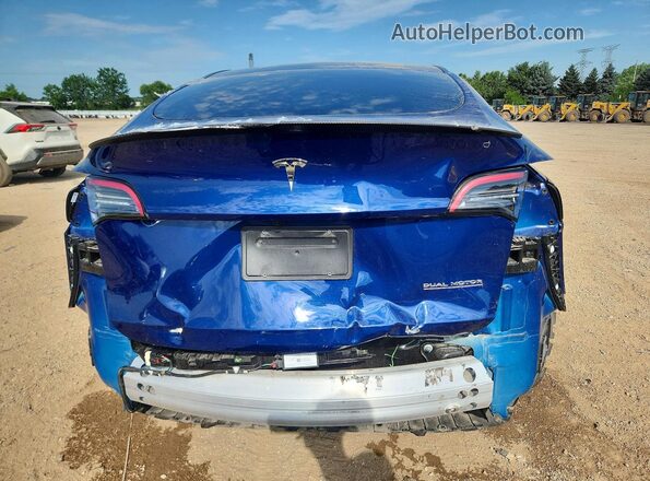 7SAYGDEF6PF826708 2023 TESLA MODEL Blue Vista trasera