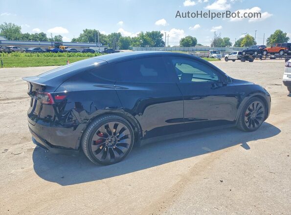7SAYGDEF6PF926145 2023 TESLA MODEL Черный Задняя правая четверть