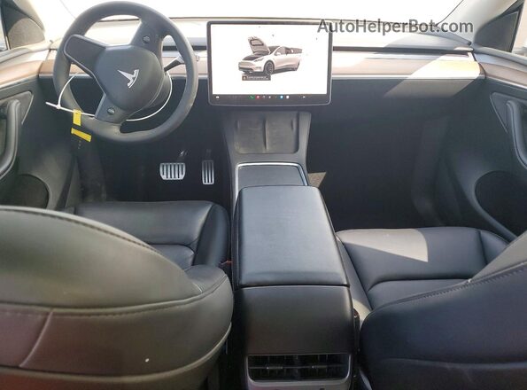 7SAYGDEF6RF128103 2024 TESLA MODEL White Առջևի վահանակի տեսք