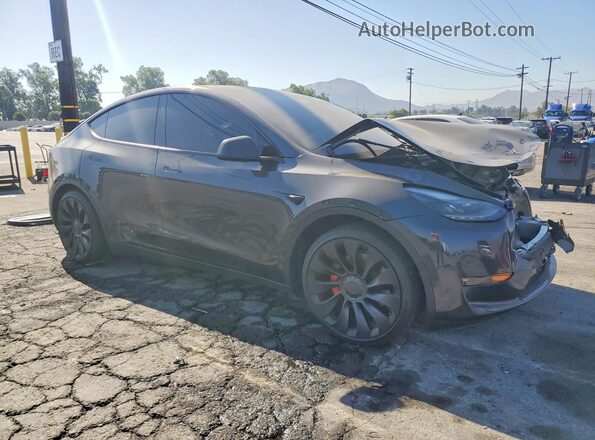 7SAYGDEF6SF243287 2025 TESLA MODEL Угольный Передняя правая четверть
