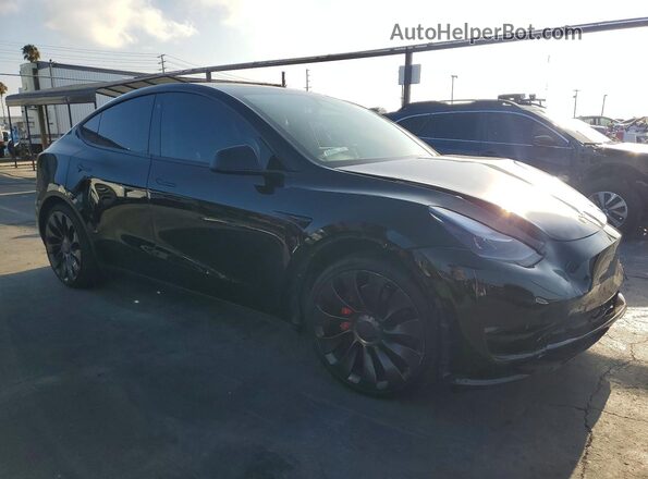 7SAYGDEF7NF490726 2022 TESLA MODEL Black Delantero derecho