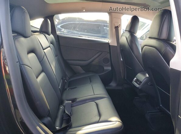 7SAYGDEF7NF490726 2022 TESLA MODEL Black Vista interior trasera