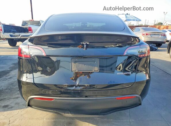 7SAYGDEF7NF490726 2022 TESLA MODEL Black Vista trasera