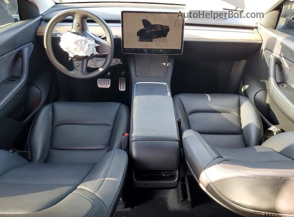 7SAYGDEF7NF490726 2022 TESLA MODEL Black Vista del salpicadero