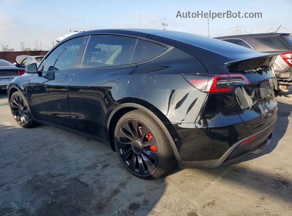 7SAYGDEF7NF490726 2022 TESLA MODEL Black Trasero izquierdo