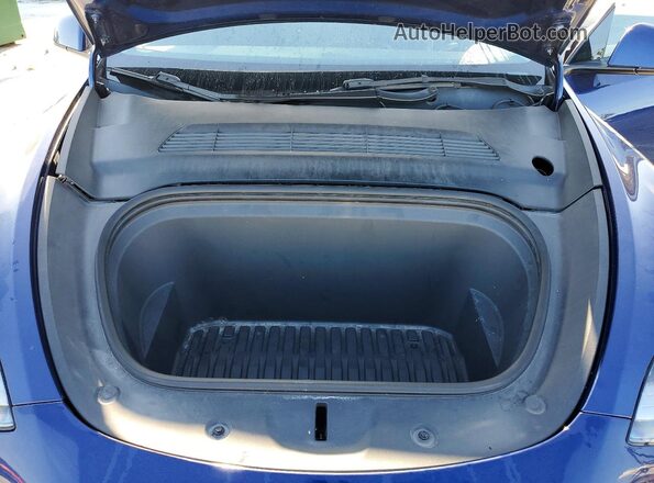 7SAYGDEF7NF516001 2022 TESLA MODEL Blue Սալոնի հետևի տեսք