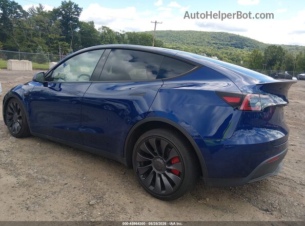 7SAYGDEF7RA327187 2024 TESLA MODEL Y Blue Tył lewy