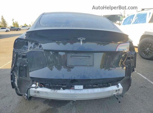 7SAYGDEF7RF058515 2024 TESLA MODEL Black Widok z tyłu