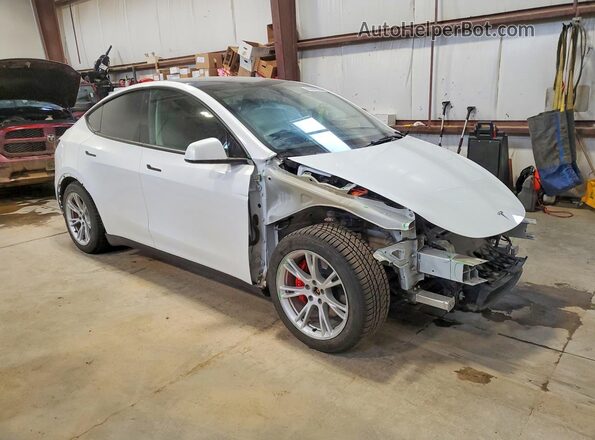 7SAYGDEF8NF382437 2022 TESLA MODEL White Front right