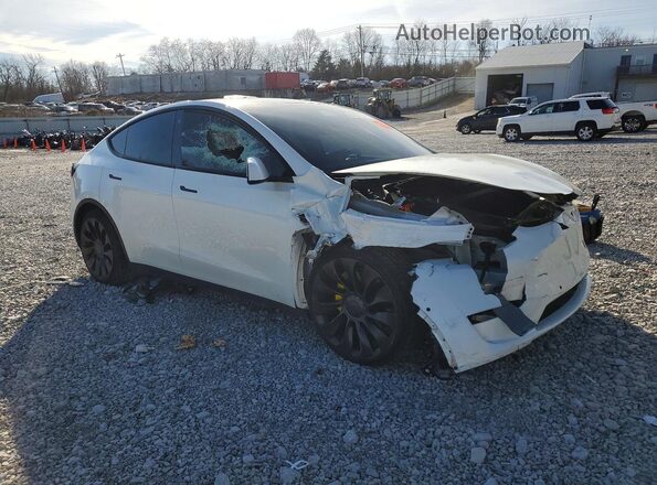 7SAYGDEF8NF397665 2022 TESLA MODEL White Front right