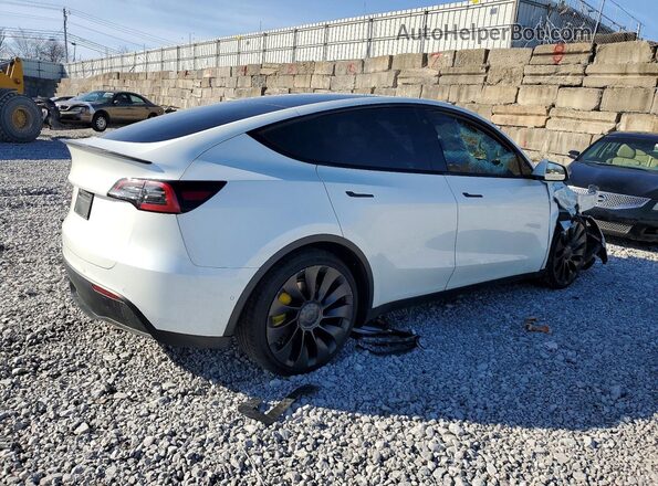 7SAYGDEF8NF397665 2022 TESLA MODEL White Rear right