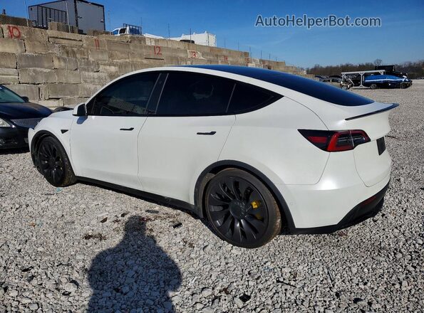 7SAYGDEF8NF397665 2022 TESLA MODEL White Rear left