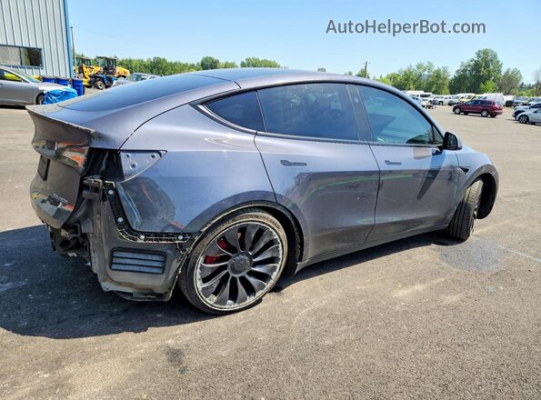7SAYGDEF8PF826063 2023 TESLA MODEL Gray Задня права чверть