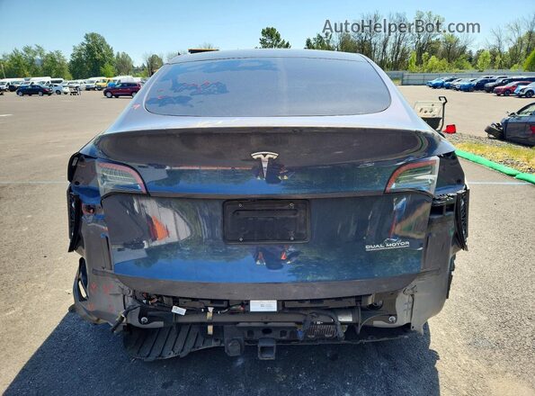 7SAYGDEF8PF826063 2023 TESLA MODEL Gray Вид ззаду