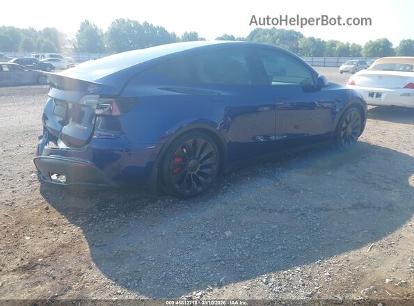 7SAYGDEF8PF836642 2023 TESLA MODEL Y Blue Задня права чверть