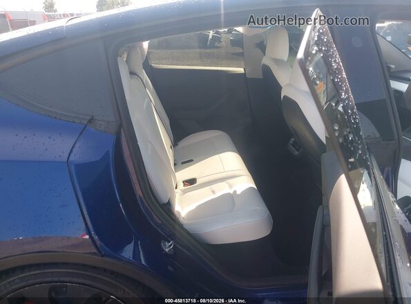 7SAYGDEF8PF836642 2023 TESLA MODEL Y Blue Вид наклейки з VIN-кодом