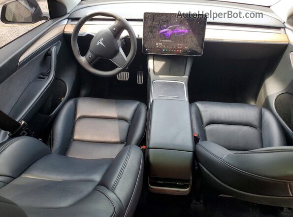 7SAYGDEF8PF894248 2023 TESLA MODEL Blue Առջևի վահանակի տեսք