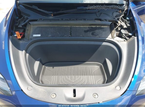7SAYGDEF9NF390112 2022 TESLA MODEL Y Blue Вид ззаду