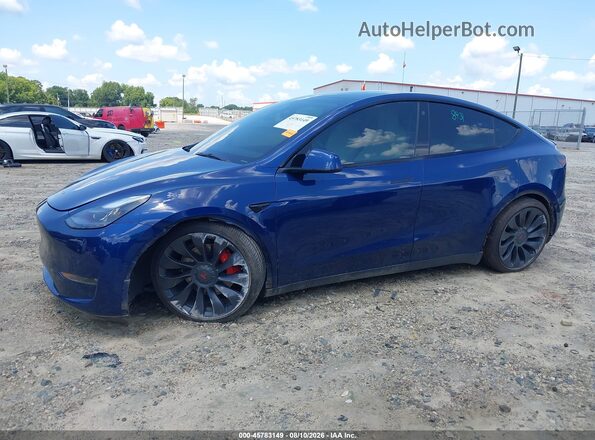 7SAYGDEF9NF390112 2022 TESLA MODEL Y Blue 