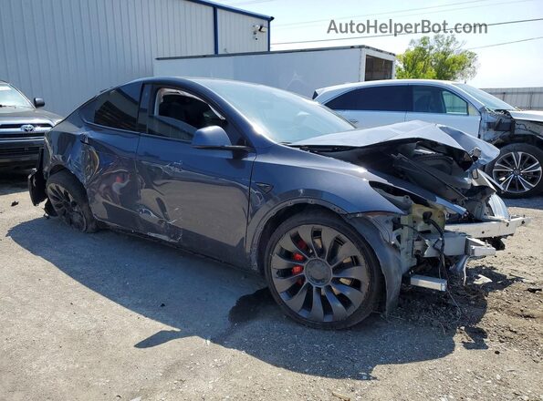 7SAYGDEF9NF395794 2022 TESLA MODEL Gray Front right