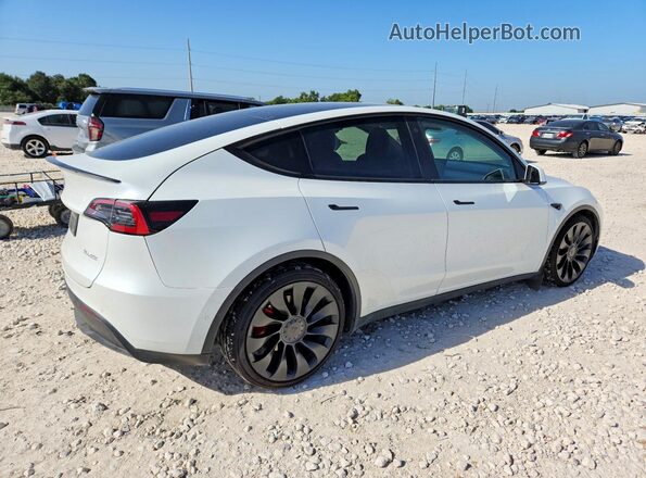 7SAYGDEF9NF457212 2022 TESLA MODEL Белый Задняя правая четверть