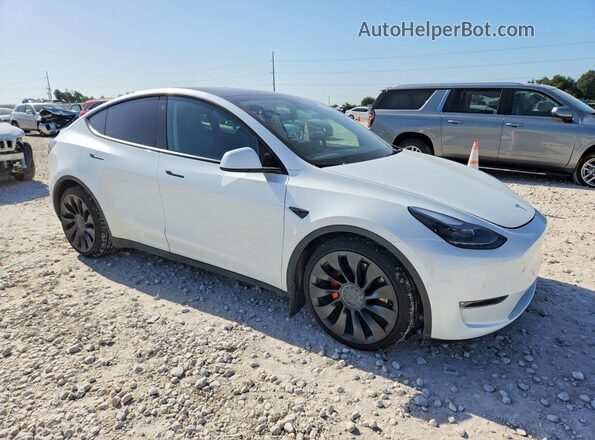 7SAYGDEF9NF457212 2022 TESLA MODEL Белый Передняя правая четверть
