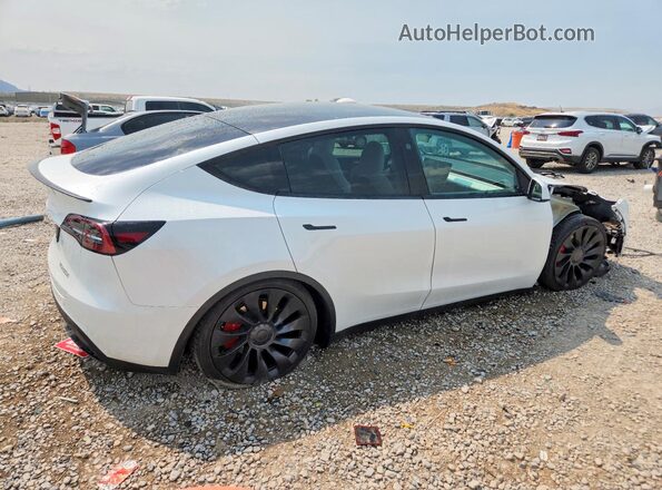 7SAYGDEF9PF812690 2023 TESLA MODEL Белый Задняя правая четверть