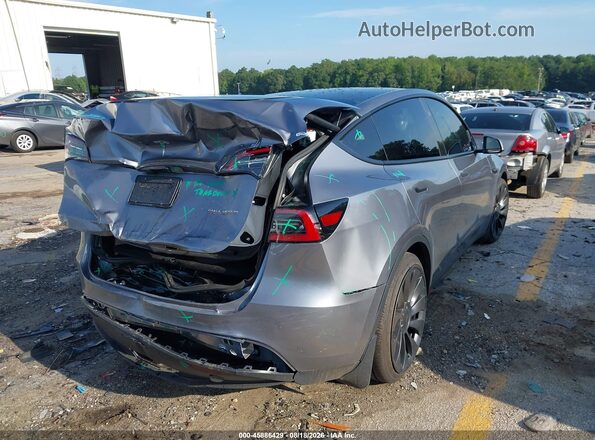 7SAYGDEF9SA338715 2025 TESLA MODEL Y Gray Trasero derecho